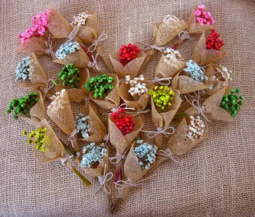 Mini Bouquet Lembrancinha - Kit com 15