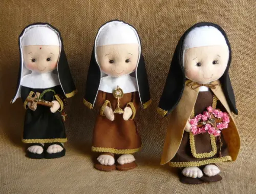 Trio Santinhas de Feltro