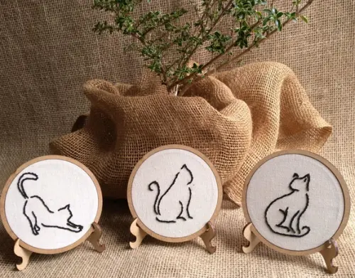 Kit Três Gatinhos - Mini Bastidores