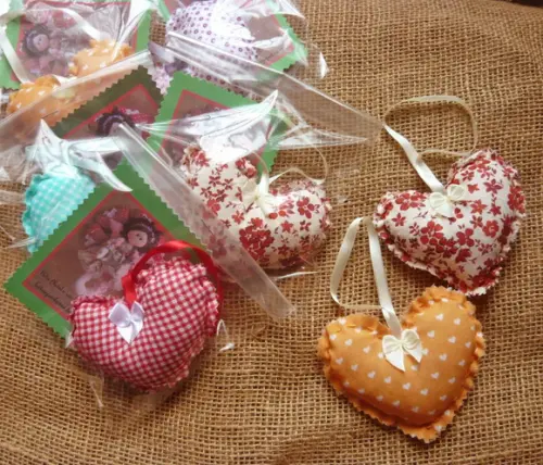 Lembrancinha Sachê Corações Perfumados