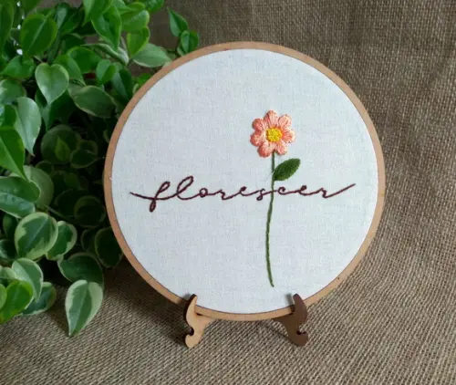 Florescer - Bordado Livre