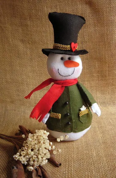 Boneco de Neve de Feltro