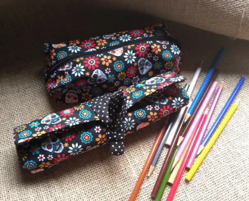 Kit Estojo Simples + Estojo Rolinho para 72 Lápis