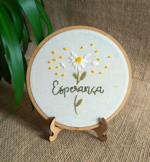 Esperança- Bordado Livre