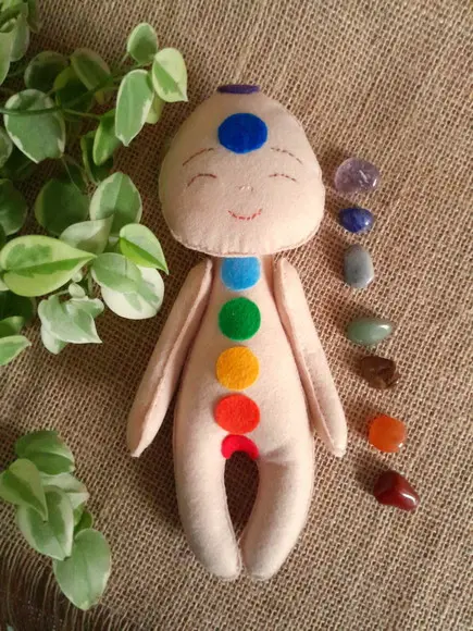 Boneco dos Chakras - Reiki