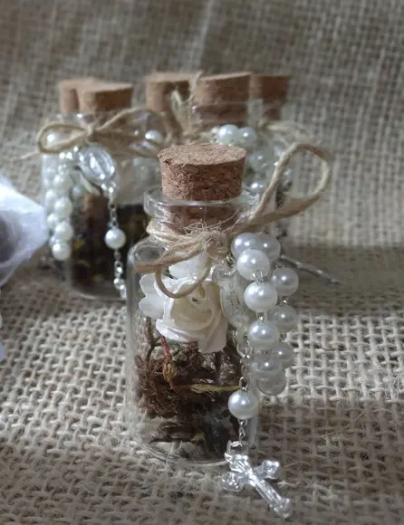 Vidrinho com Flor e Tercinho - Kit com 10