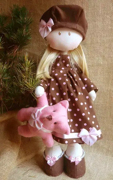 Boneca de Tecido Provençal