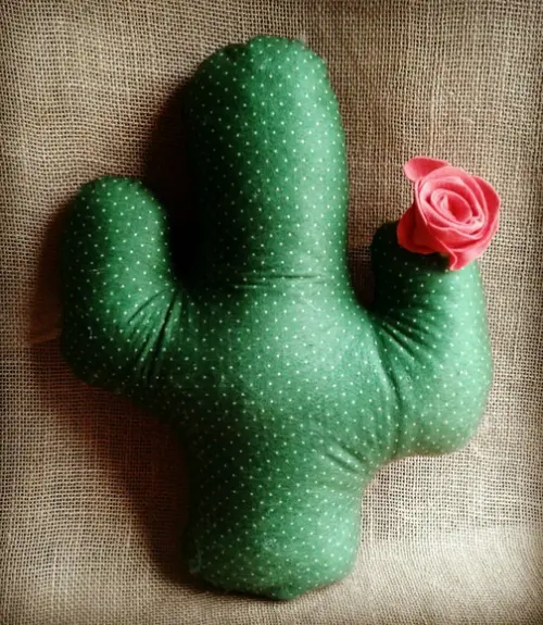 Almofada cactos decorativa