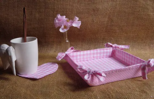 Cesta para Pães Mais Descanso de Xicara
