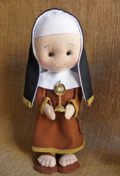 Santa Clara - Santinhas de Feltro