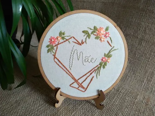 Mãe - Bordado Livre