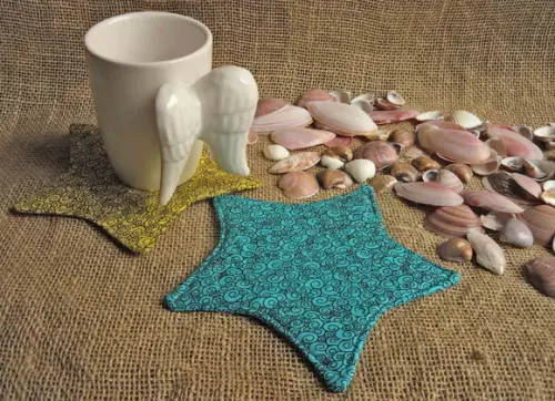 Mug Rug Estrela - Descanso de Copo