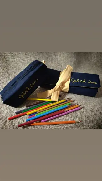 Kit Estojo G + Estojo Rolinho para 72 Lápis