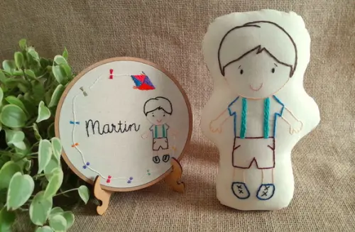 Porta de Maternidade e Naninha Menino