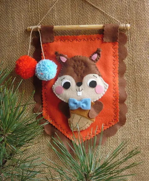 Flâmula Raposinha - Decoração para Quarto Infantil