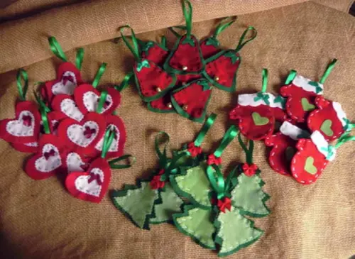 Lembrancinha de Natal - Enfeites Árvore