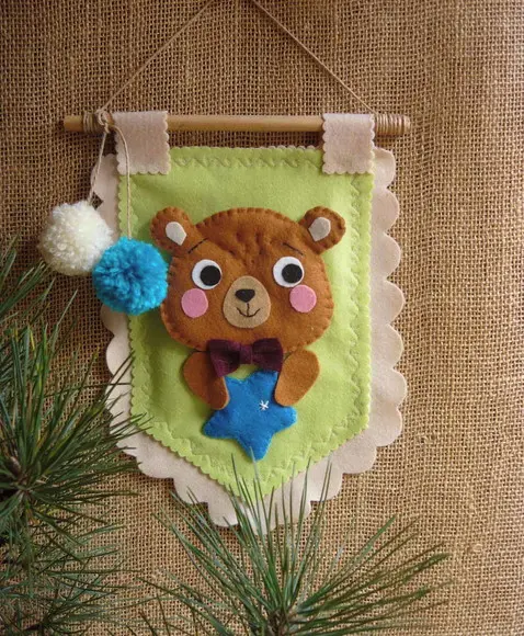 Flâmula Ursinho - Decoração para Quarto Infantil