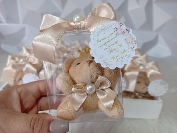 Lembrancinha Maternidade, Chá Revelação, Chá Bebê, Ursinho