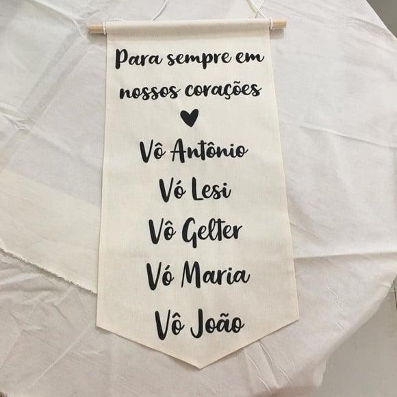 Flâmula Decorativa Personalizada