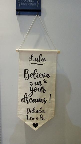 Flâmula Decorativa Personalizada