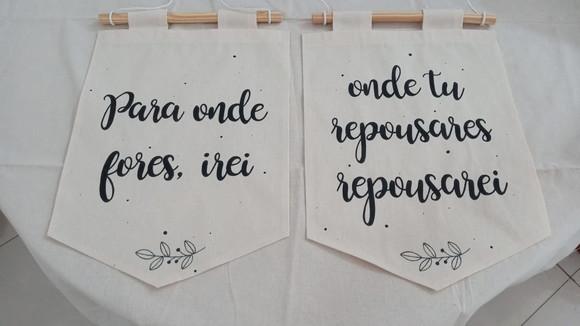 Kit 3 Flâmulas Decorativa Personalizada