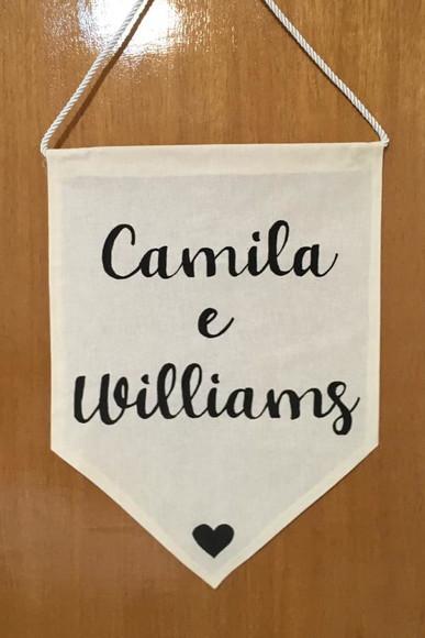 Flâmula para Cadeira dos Noivos/decorativa
