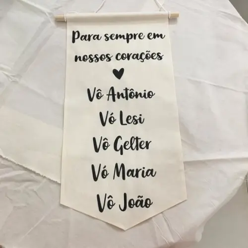 Flâmula Decorativa Personalizada