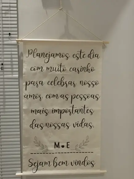 Faixa Sejam Bem Vindos