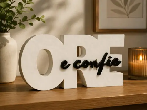 Decoração com Propósito: Ore e Confie
