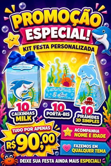 30 Itens Papelaria Personalizada