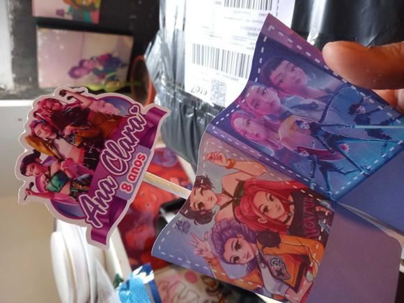 Centro de Mesa Guerreiras do K-pop