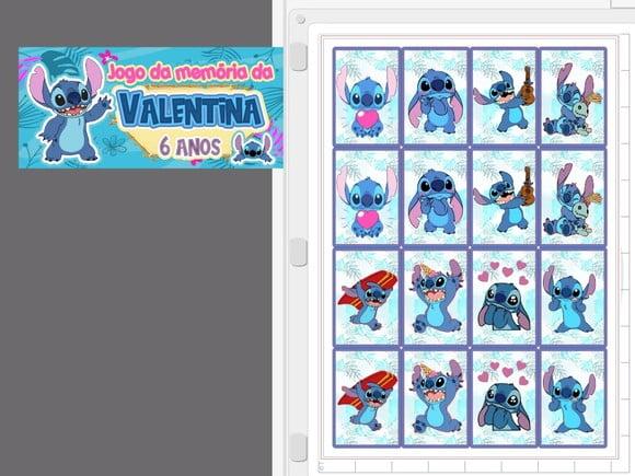 Jogo da Memória Stitch