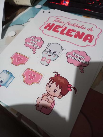 Kit Festa Só Um Bolinho Desfralde Menina (tchau Fraldinha)