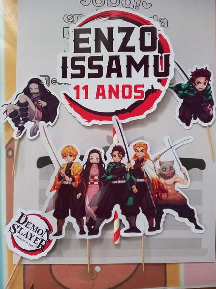 Kit Festa Só Um Bolinho Demon Slayers Kimetso no Yaba