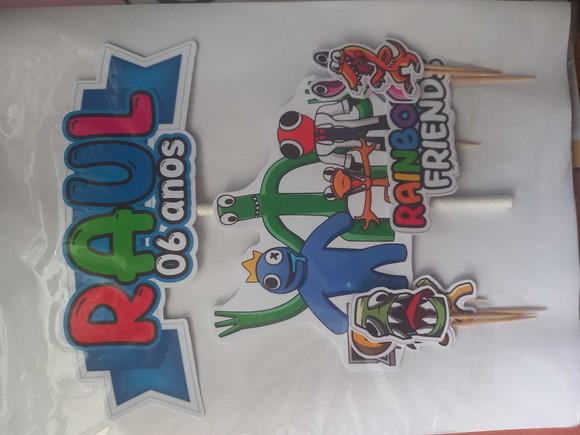 Kit Festa Só Um Bolinho Rainbow Friends