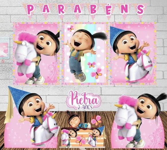Kit Só Um Bolinho Agnes (meu Malvado Favorito)