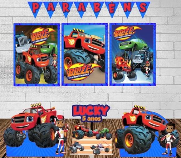 Kit Só Um Bolinho Blaze Monster Machine
