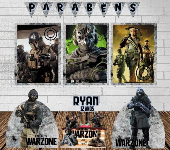 Kit Só Um Bolinho Call Of Duty
