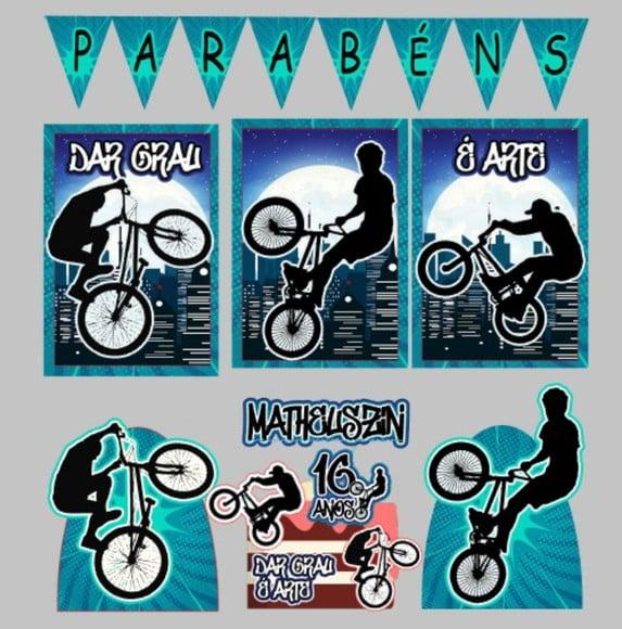 Kit Só Um Bolinho Empinando (dar Grau de Bike)