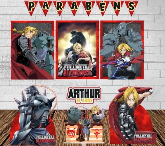 Kit Só Um Bolinho Fullmetal Alchemist