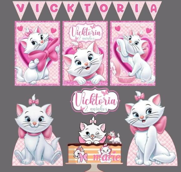 Kit Só Um Bolinho Gatinha Marie