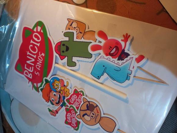 Kit Só Um Bolinho Gato Galático