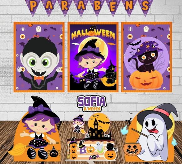Kit Só Um Bolinho Halloween Cute