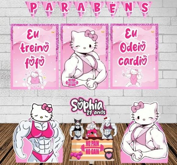 Kit Só Um Bolinho Hello Kit Maromba