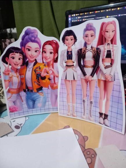 Kit Só Um Bolinho Huntrix (guerreiras do K-pop)