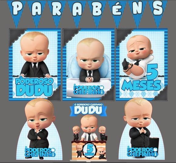 Kit Só Um Bolinho Poderoso Chefinho