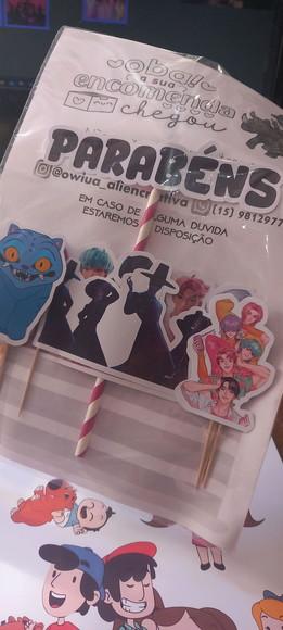 Kit Só Um Bolinho Saja Boys (guerreiras do K-pop)