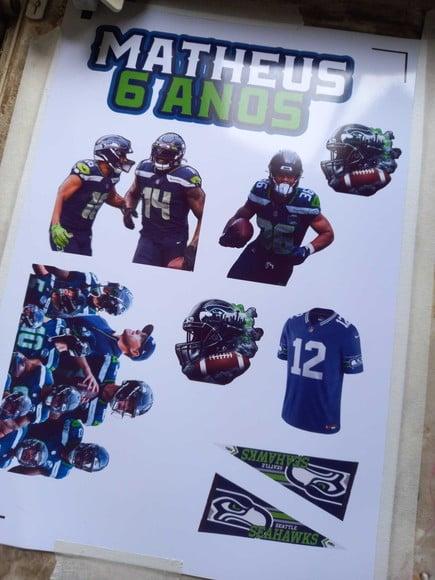Kit Só Um Bolinho Seattle Seahawks