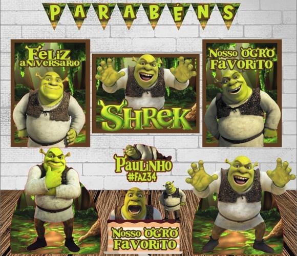 Kit Só Um Bolinho Sherek 1