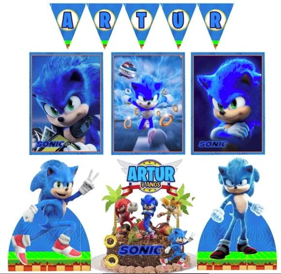 Kit Só Um Bolinho Sonic Filme